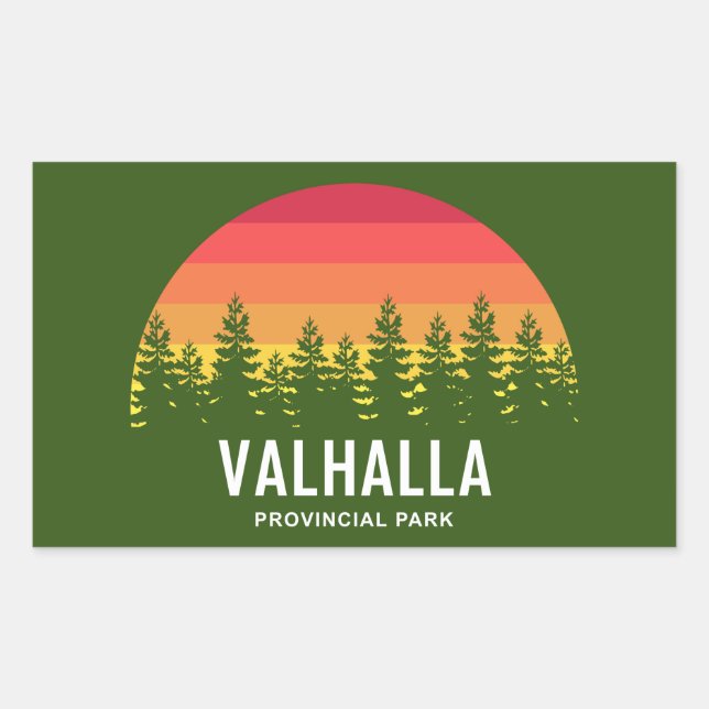 Valhalla Provincial Park Sticker (Front)