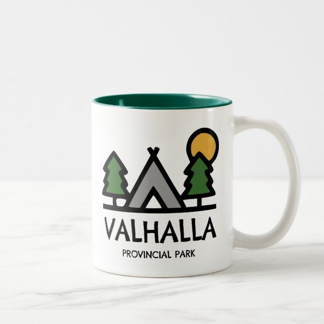 Valhalla Provincial Park Two-Tone Coffee Mug (Right)