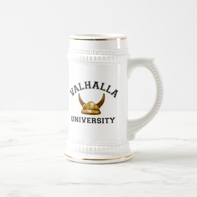 valhallaUblack10x10 Beer Stein (Right)