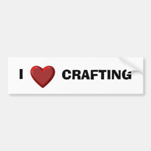 valheart1, I, CRAFTING Bumper Sticker