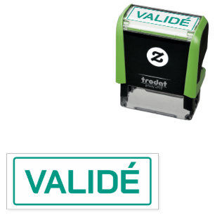Validated Self-inking Stamp