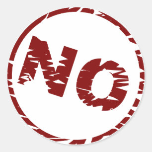 Validation Icon - NO - Sticker