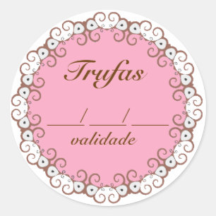 Validity date labels for truffles