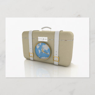 Valise pour des invitations de voyage