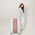 Rose Rose Parties scintillant Or & Monogramme étin