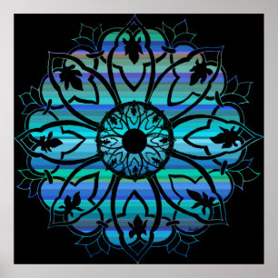 Valium Pane Midnight Print