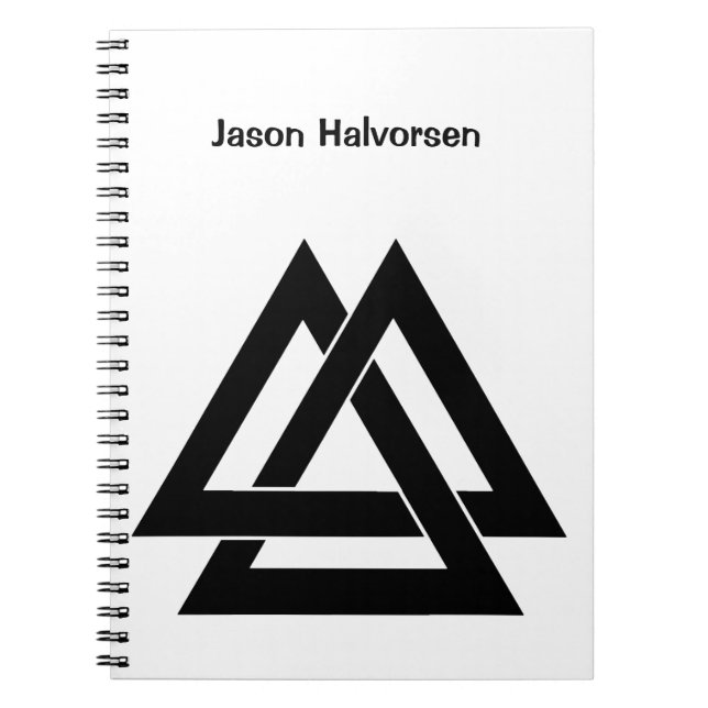 Valknut - Black Notebook (Front)