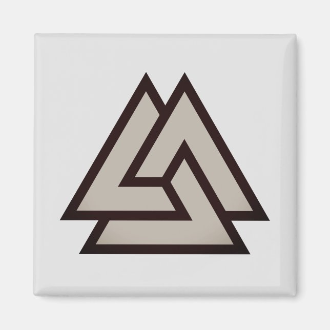 Valknut symbol magnet (Front)