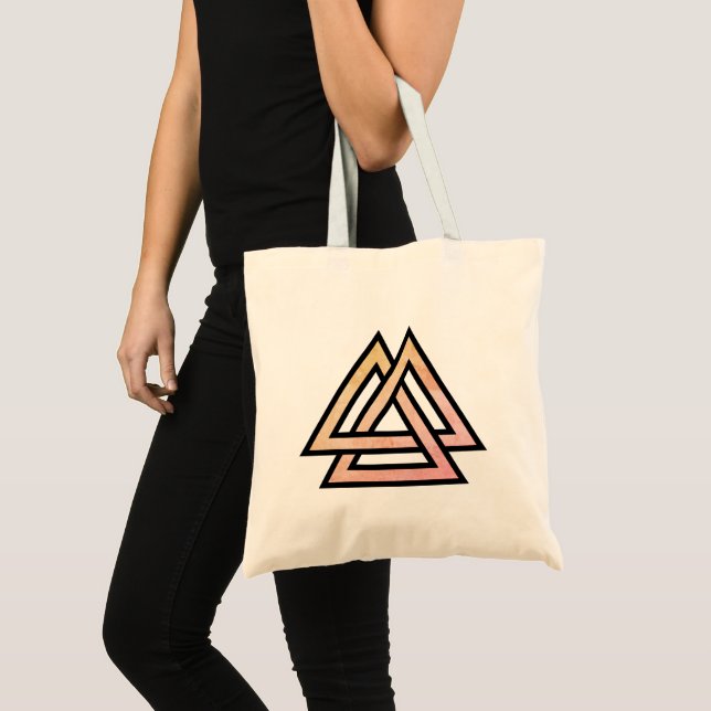 Valknut symbol variant tote bag (Front (Product))
