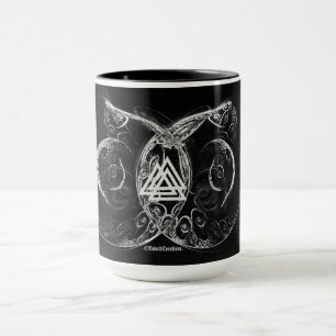VALKNUT . Viking's raising Mug
