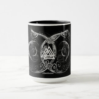 VALKNUT . Viking's raising Mug