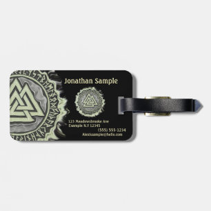 Valknut (Warped) Luggage Tag
