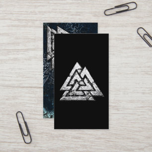 Valknut~ (Wavy) Business Card