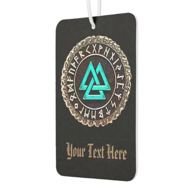 Valknut (Winding) Air Freshener (Left)