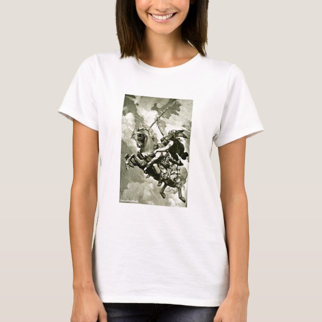 Valkrie Norse Viking Mythology T-Shirt (Front)