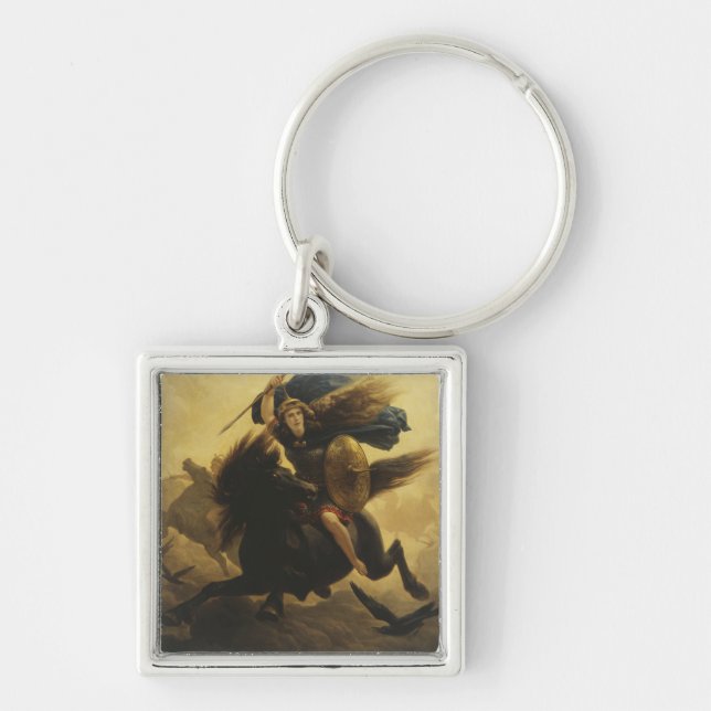Valkyrie, 1865 (oil on canvas) keychain (Front)