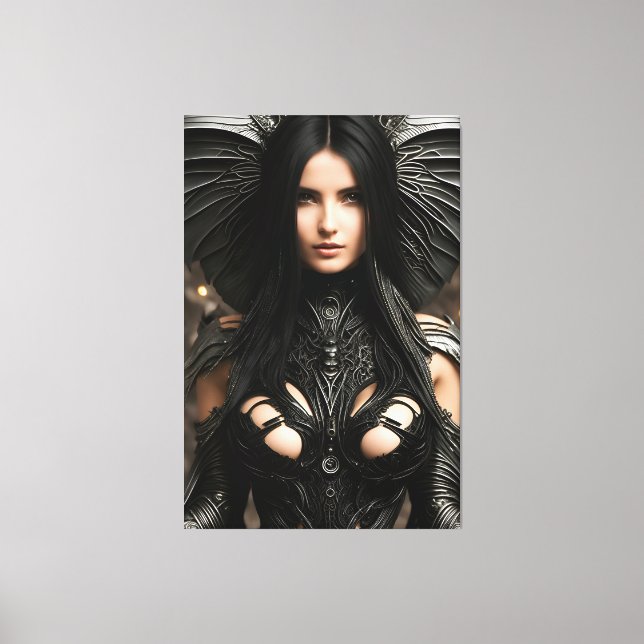 Valkyrie Fashion Week 033 Canvas Print (Front)