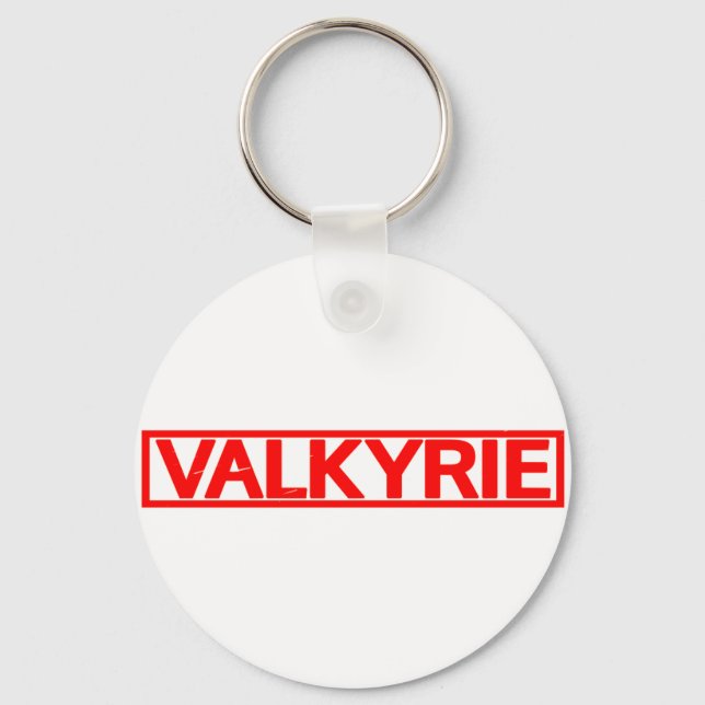 Valkyrie Stamp Keychain (Front)