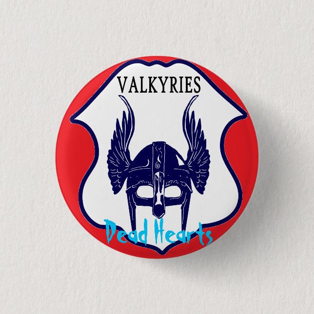 Valkyries - Dead Hearts novels 1 Inch Round Button (Front)
