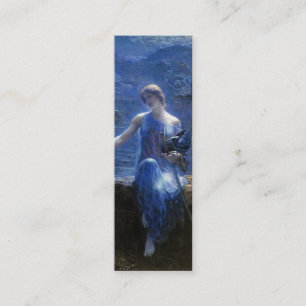 Valkyrie's Vigil Bookmark by Edward Robert Hughes Mini Business Card