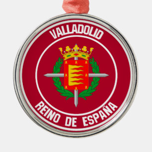 Valladolid Round Emblem Metal Ornament