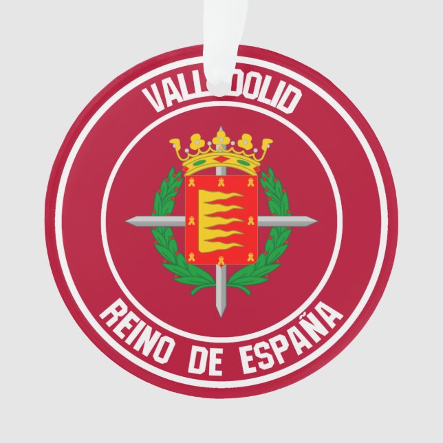 Valladolid Round Emblem Ornament (Front)