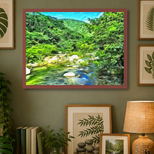 Vallarta River South 0366 Art Print