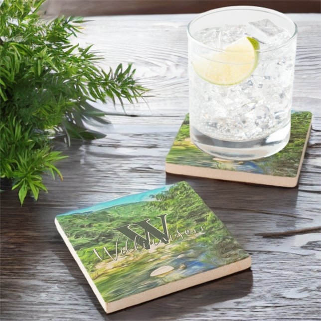 Vallarta River South 0366 Stone Coaster (Creator Uploaded)