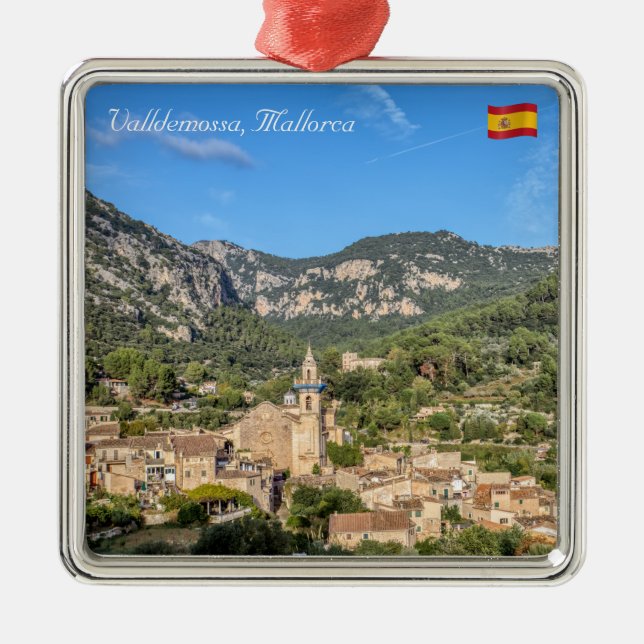 Valldemossa old village - Mallorca, Spain Metal Ornament (Front)