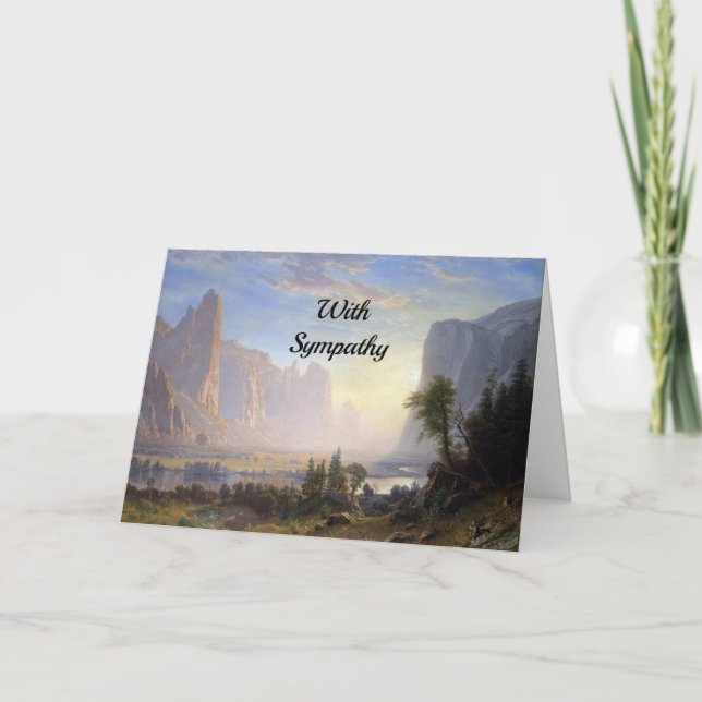 Vallée de la carte de sympathie de Yosemite (Devant)