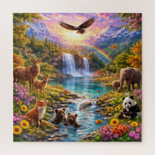 Vallée de la faune enchantée - Puzzle de nature