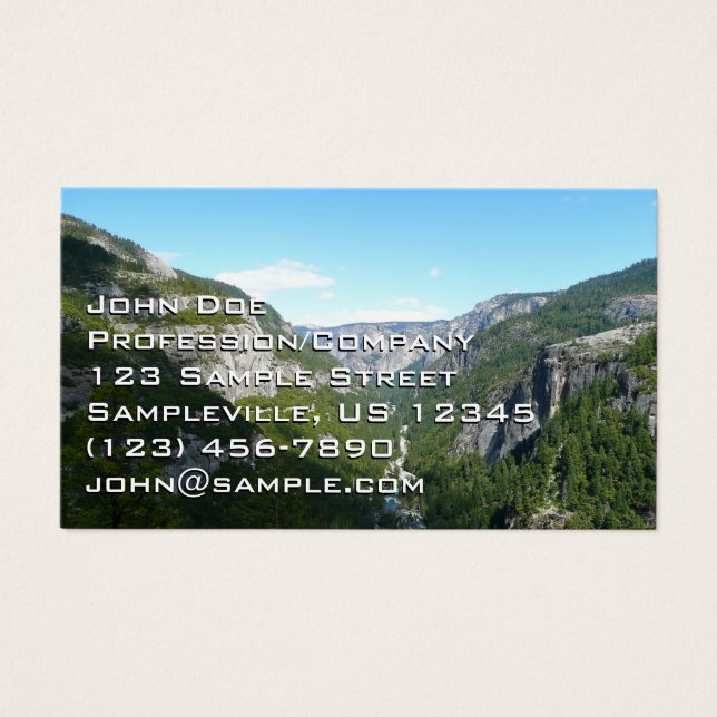 Vallée de Yosemite dans le parc national de Yosemi (Devant)