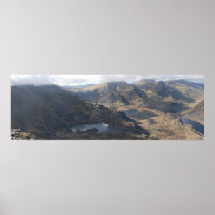 Vallée d'Ogwen, affiche de Snowdonia