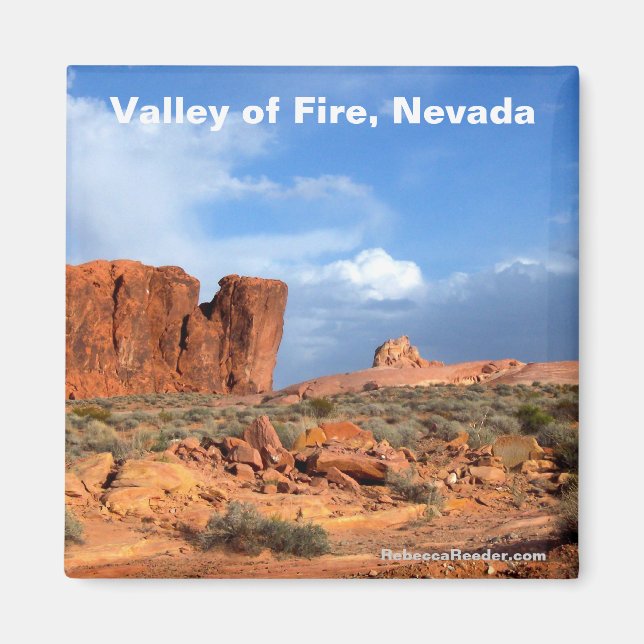 Vallée du feu, aimant du Nevada (Devant)
