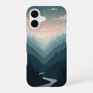 Vallée Montagneuse Vintage iPhone 16 Case