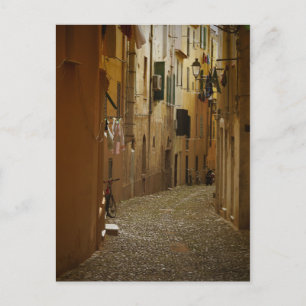 Vallée sombre à Naples, Italie carte postale