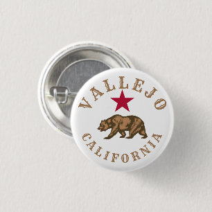 Vallejo, California 1 Inch Round Button