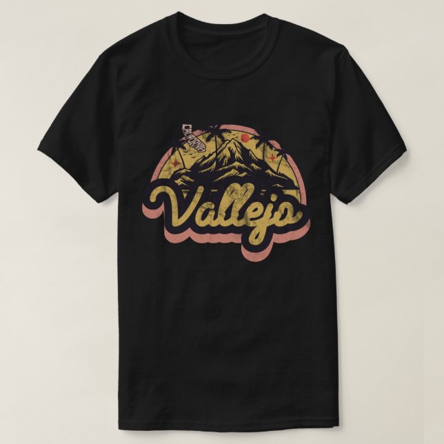 Vallejo, California T-Shirt (Design Front)
