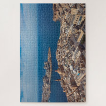 Valletta City Seascape Malta Aerial Photography