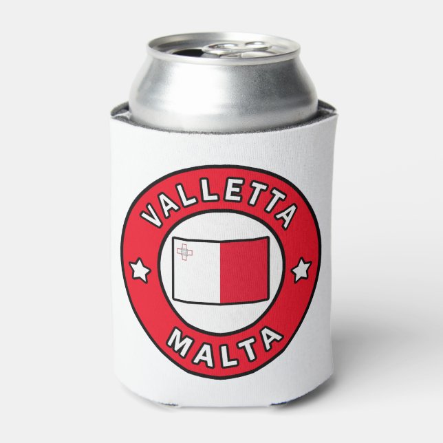 Valletta Malta Can Cooler (Can Front)