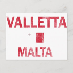 Valletta Malta Designs Postcard