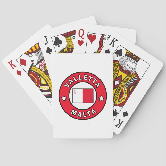 Valletta Malta Playing Cards (Back)