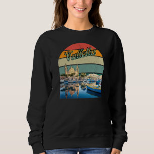 Valletta Malta Souvenir Travel Guide Men Women Kid Sweatshirt