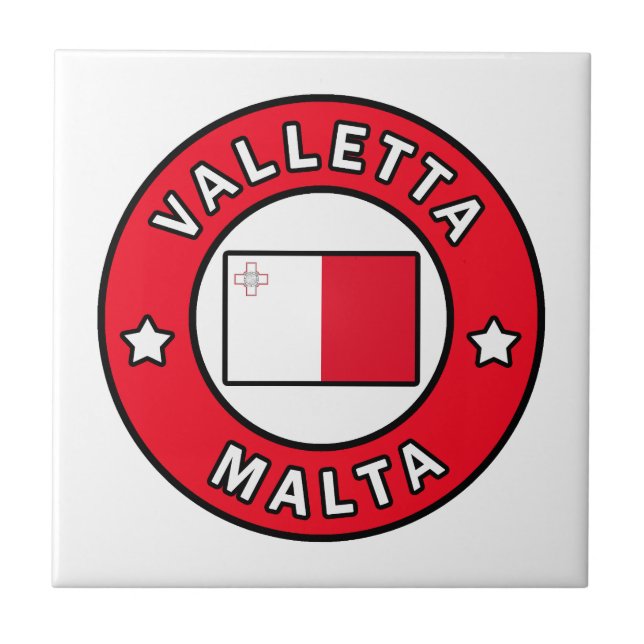 Valletta Malta Tile (Front)