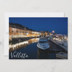 Valletta waterfront district with small harbor