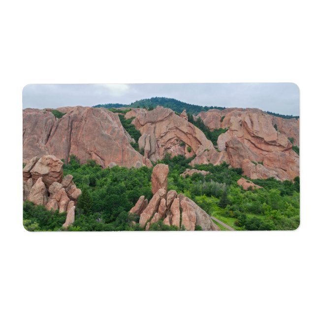 Valley and Rock Formations at Roxborough (Front)