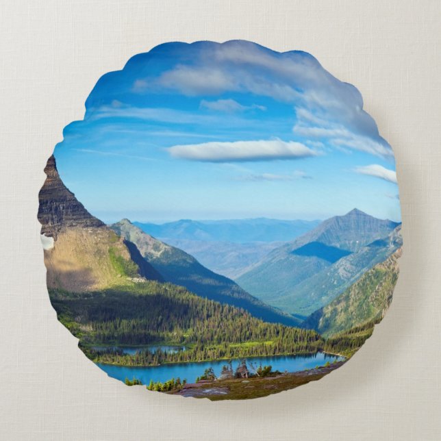 Valley Beyond Round Pillow (Front)