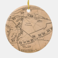 Valley Forge Encampment Map (Dec. 1777-June 1778)