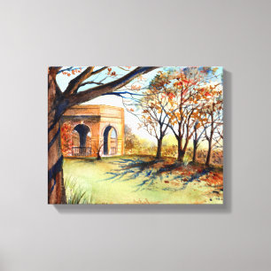 Valley Garden Harrogate by Farida Greenfield Canvas Print