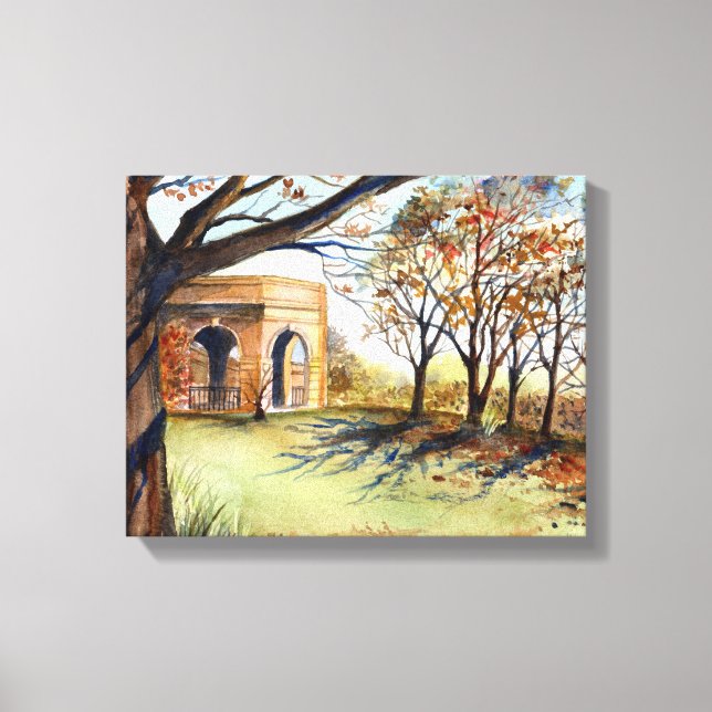 Valley Garden Harrogate by Farida Greenfield Canvas Print (Front)